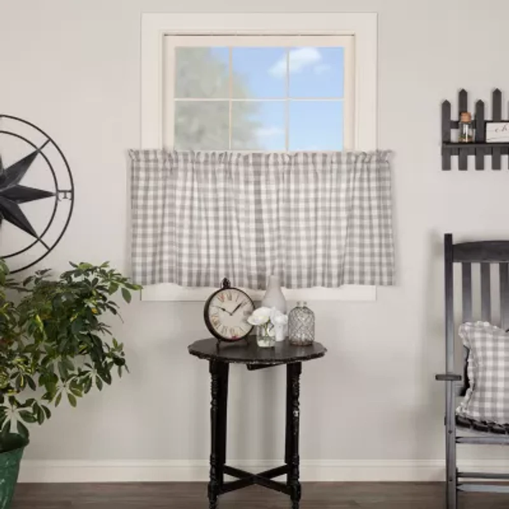 Vhc Brands Annie Check 2-pc. Rod Pocket Window Tiers