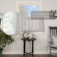 Vhc Brands Annie Check 2-pc. Rod Pocket Window Tiers