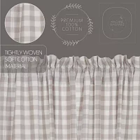 Vhc Brands Annie Check 2-pc. Rod Pocket Window Tiers