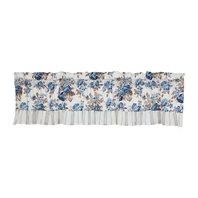 Vhc Brands Annie Floral Rod Pocket Tailored Valances