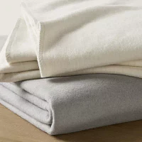 Croscill Andaz Oversized Solid Cotton Blanket