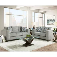 Olivia Contemporary Chenille Sofa