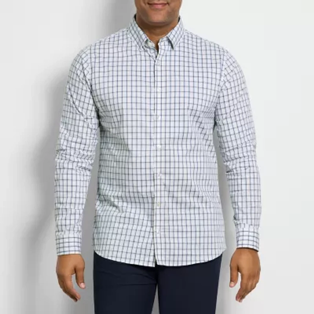 Van Heusen Big and Tall Mens Classic Fit Long Sleeve Button-Down Shirt