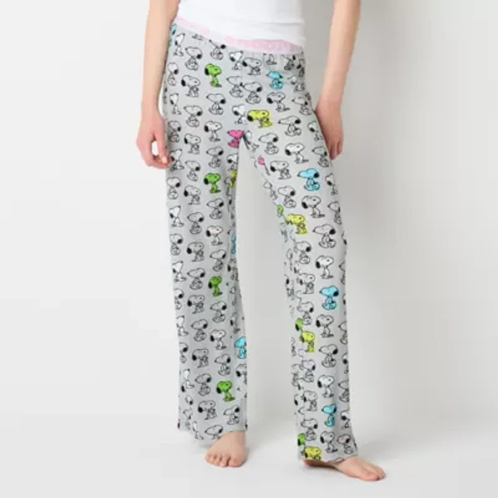 Snoopy Womens Juniors Pajama Pants