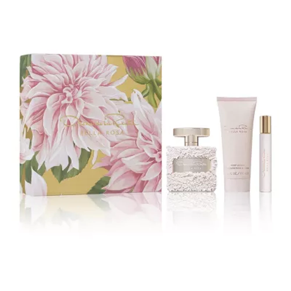 Oscar De La Renta Bella Vita Rosa Eau De Parfum 3-Pc Gift Set ($169 Value)