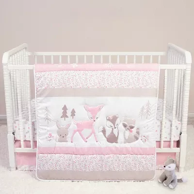 Sammy And Lou Forest Friends 4-pc. Crib Bedding Set