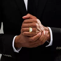Mens CT. T.W. Natural White Diamond 10K Gold Fashion Ring