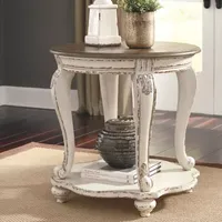 Signature Design by Ashley Realyn 26" Round End Table