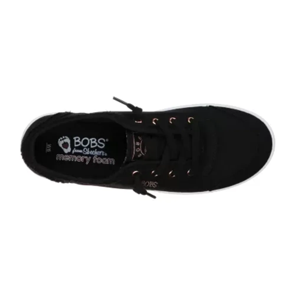 Skechers Bobs Womens B Cute Closed Toe Lace Up Shoe