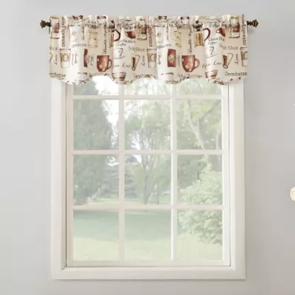 No 918 Berkley Kitchen Rod Pocket Scallop Valance