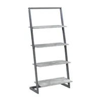 Graystone Office And Library Collection 4-Shelf Bookcase