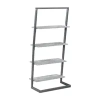 Graystone Office And Library Collection 4-Shelf Bookcase