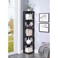 Omega Office And Library Collection 5-Shelf Bookcase