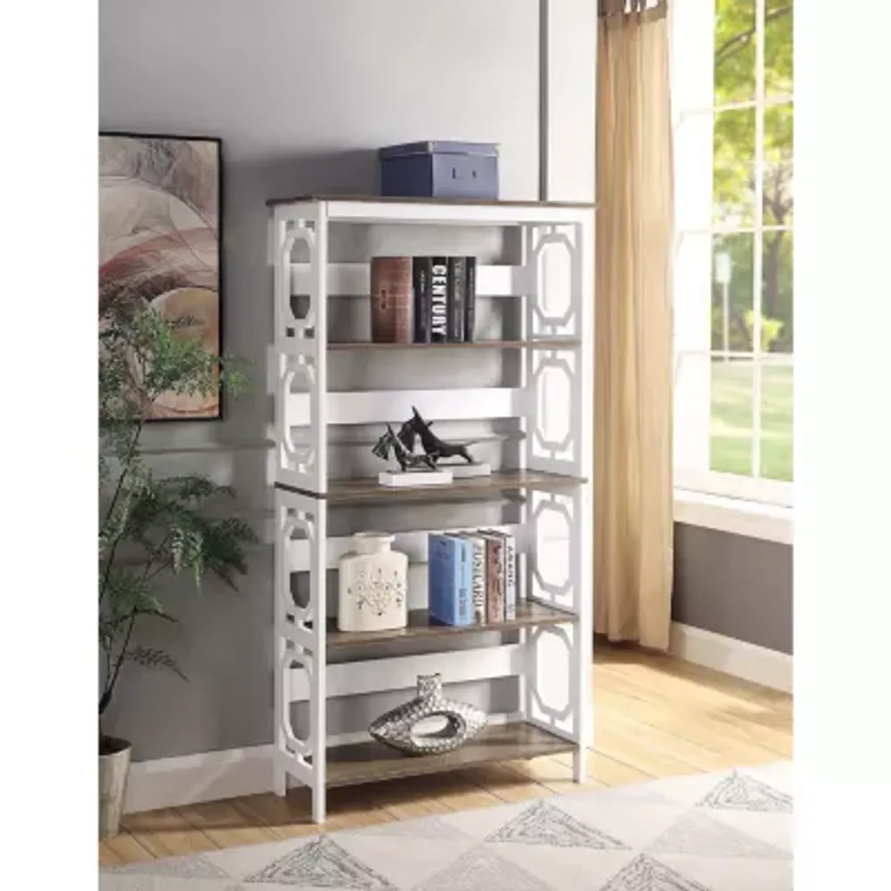 Omega Office + Library Collection 5-Shelf Bookcase