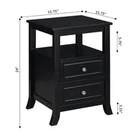 Melbourne 2-Drawer Storage End Table