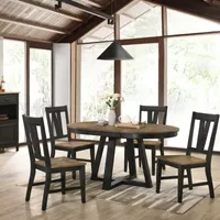 Napa 5-Pc Dining Set with Splat Back Chairs