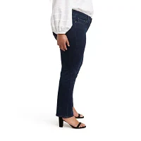 Levi's Plus Stretch Fabric Womens Mid Rise 414 Straight Leg Relaxed Fit Jean