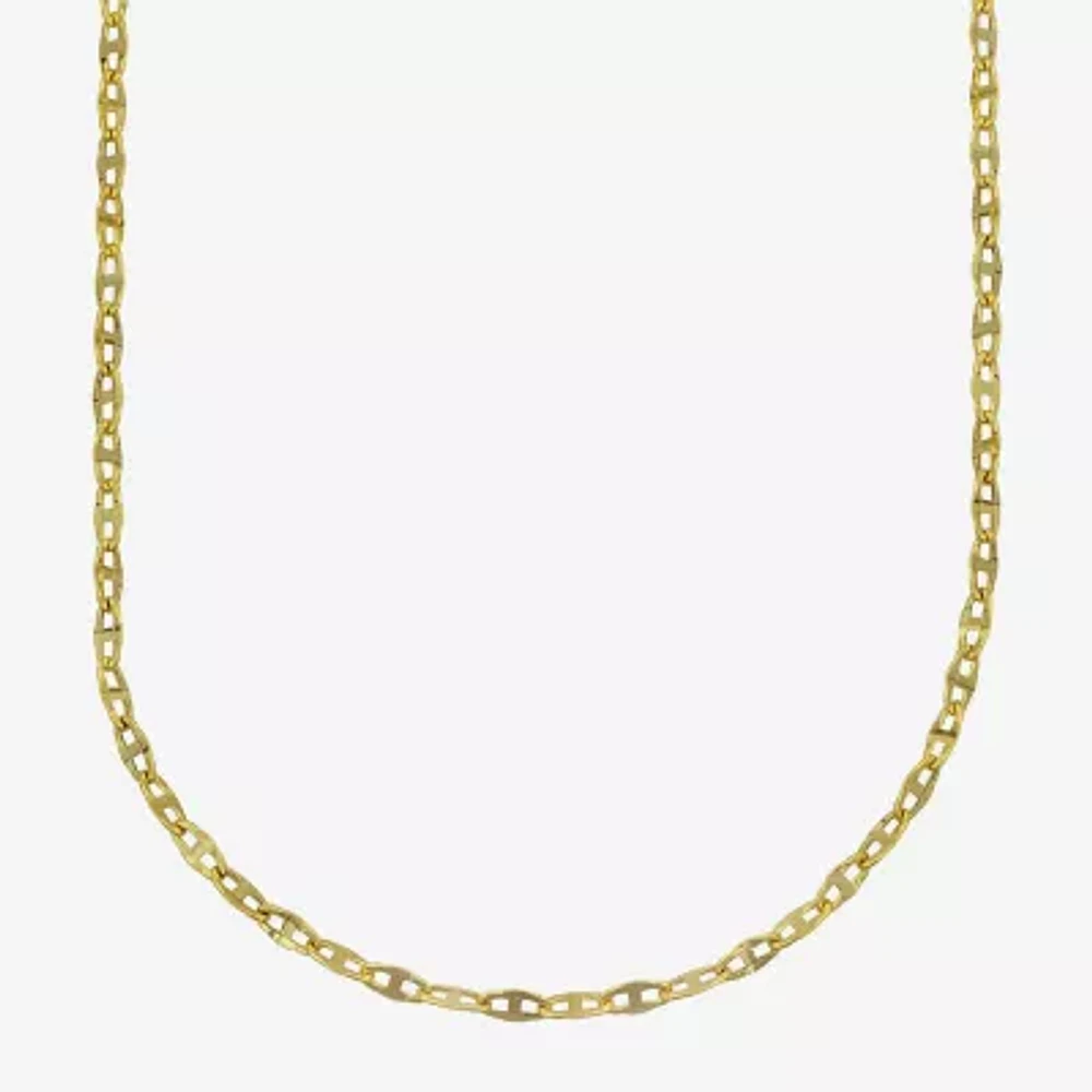 10K Gold Hollow Link Chain