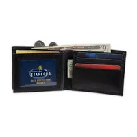 Stafford Mens Extra Capacity RFID Blocking Bifold Wallets