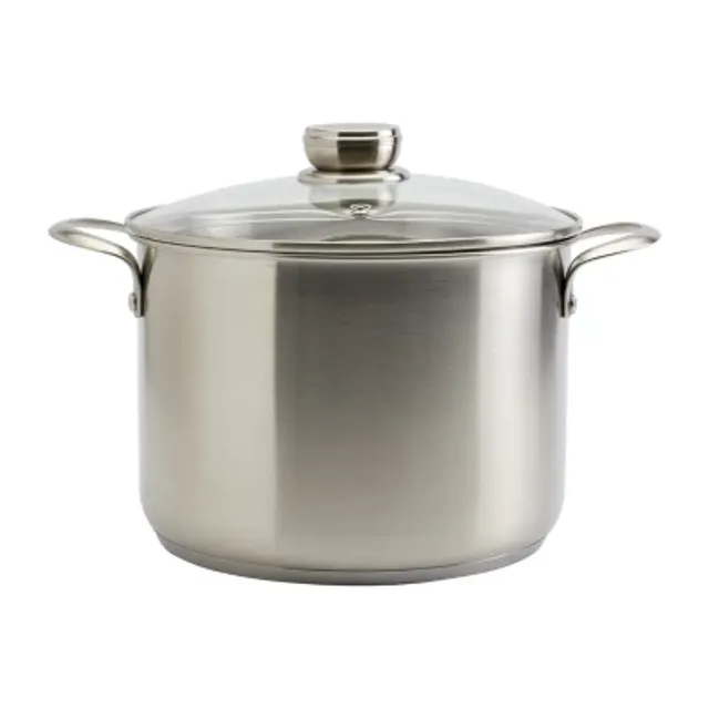 Frigidaire Ready-Cook 5 Quart Dutch Oven Stainless Steel with lid 