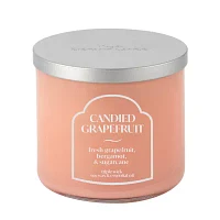 Distant Lands 14 Oz 3 Wick Candied Grapefruit Scented Jar Candle