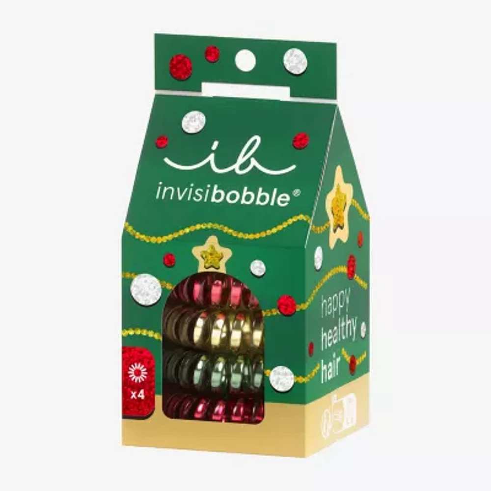 Invisibobble Jingle Spiral 4-pc. Hair Ties