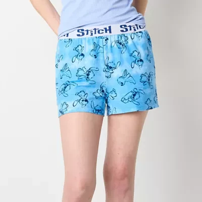 Disney Mjc Stitch Womens Juniors 1 Pair Pajama Shorts