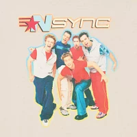 Juniors Nsync Oversized Tee Womens Crew Neck Short Sleeve Graphic T-Shirt