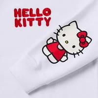 Juniors Womens Long Sleeve Hello Kitty Zipper Hoodie