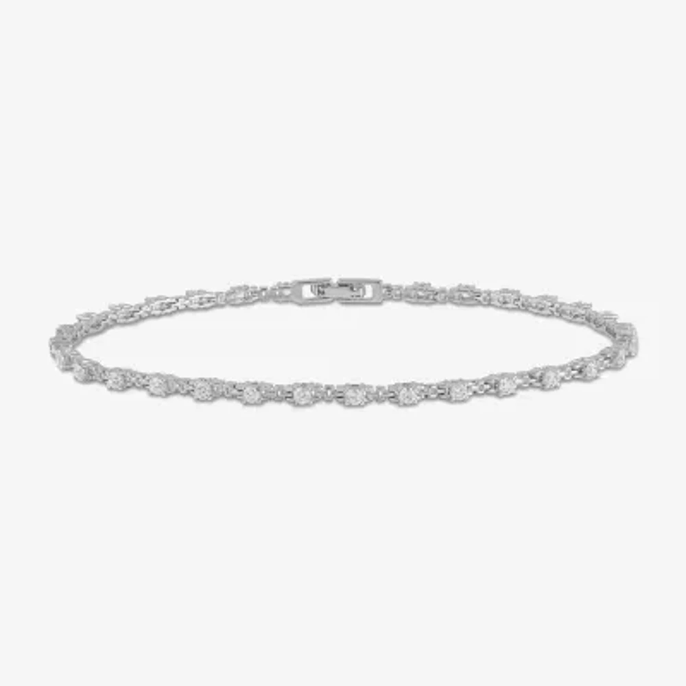 1 CT. Lab Grown White Diamond 10K or Yellow Gold Tennis Bracelet