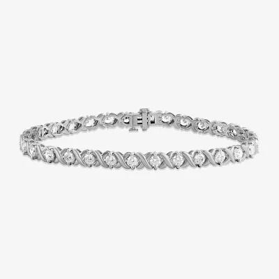 5 CT. T.W. Lab Grown White Diamond 10K Gold Tennis Bracelet