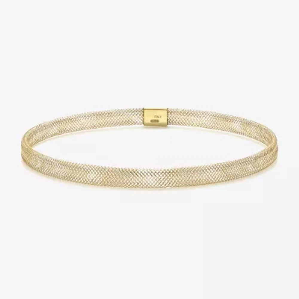 Made in Italy 10K Gold Bangle Bracelet