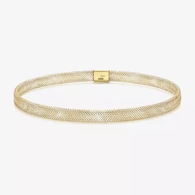 Made in Italy 10K Gold Bangle Bracelet