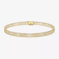 Made in Italy 10K Gold Bangle Bracelet