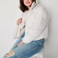 Arizona Heavyweight Womens Juniors Puffer Jacket