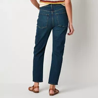 a.n.a Womens Highest Rise Straight Leg Barrel Jean