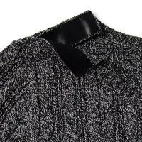 St. John's Bay Womens Crew Neck Adaptive Long Sleeve Hidden Access Opening Pullover Sweater