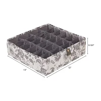 Martha Stewart Floral 24-Compartment Storage Bin