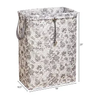 Martha Stewart Floral Polyester Hamper