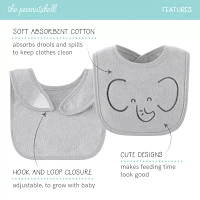 The Peanutshell Soft Neutral Unisex 10-pc. Bib