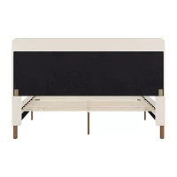 Martha Stewart Kay Upholstered Platform Bed