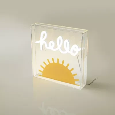 West & Arrow Hello Sunshine LED Neon Wall Sign