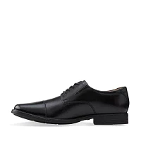 Clarks® Tilden Mens Leather Cap-Toe Dress Shoes