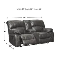 Signature Design by Ashley® Dunwell Power Reclining Loveseat With Console