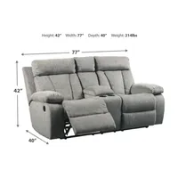 Signature Design by Ashley® Mitchiner Reclining Loveseat With Console