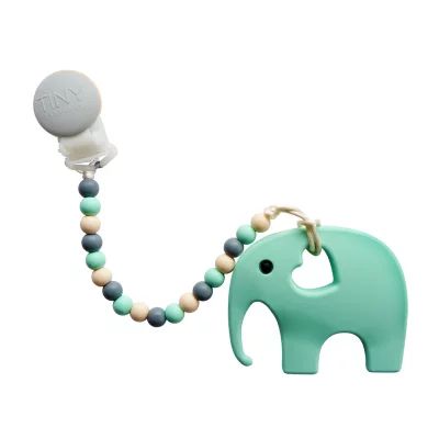 3 Stories Trading Company Silicone Pacifier Clip Teether