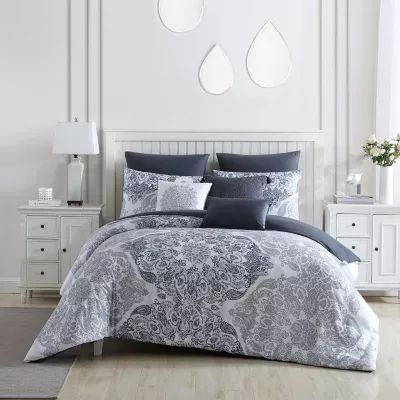 Marie Claire Tori 8-pc. Midweight Embellished Embroidered Comforter Set