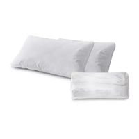 100% Cotton Quilted Goose Feather/Down Bed Pillows (2-pack)