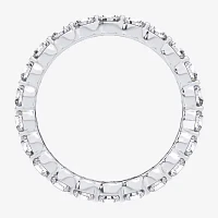 (H-I / Si1-Si2) 2.5MM 2 CT. T.W. Lab Grown White Diamond 10K White Gold Eternity Wedding Band
