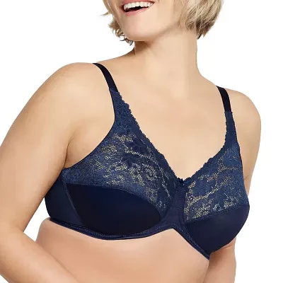 Bali Lilyette Comfort Lace Full Coverage Underwire Minimizer Bra Ly428